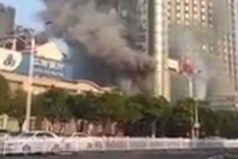 Cháy lớn tại khách sạn Trung Quốc, 17 người thương vong