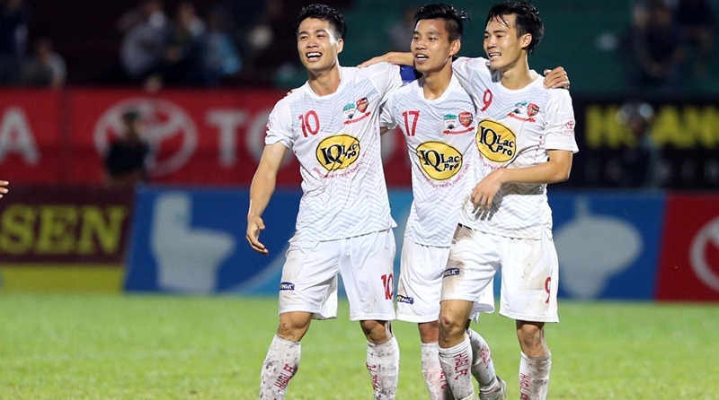 Long An 0-2 HAGL Văn Thanh goal 90+2