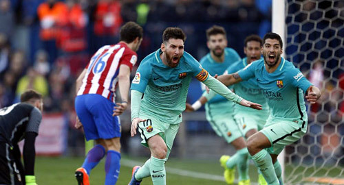 Video bàn thắng Atletico 1-2 Barca