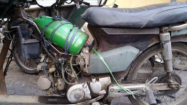 Phát hoảng với xe tự chế ở Hải Phòng