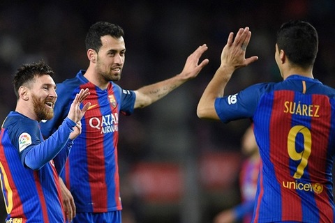 Video bàn thắng Barcelona 6-1 Sporting Gijon