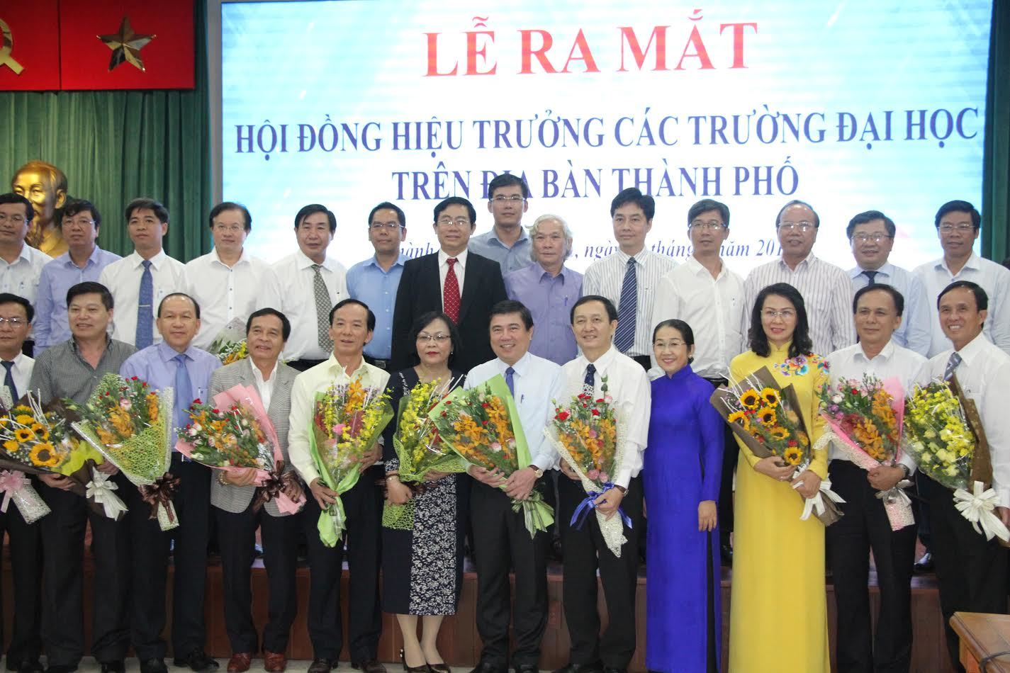 Ra mắt Hội đồng hiệu trưởng các trường đại học tại TP.HCM