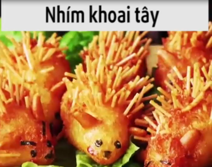 4 con vật ngộ nghĩnh từ thực phẩm theo phong cách Nhật Bản