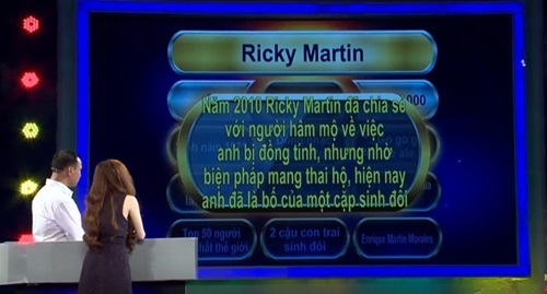 Show MC Quyền Linh dẫn gây tranh cãi khi nói Ricky Martin 'bị đồng tính'