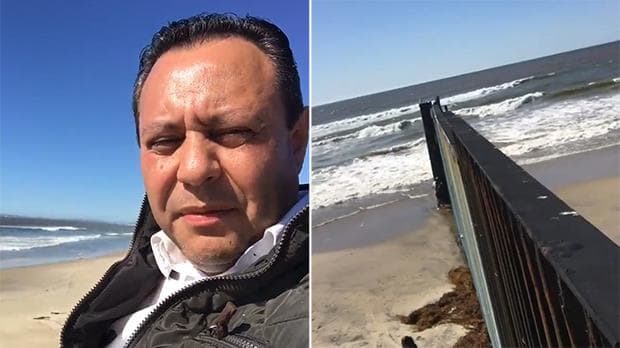 Nghị sĩ Mexico trèo tường biên giới thách thức TT Trump
