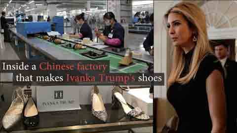 Cận cảnh xưởng giày của Ivanka Trump tại Trung Quốc
