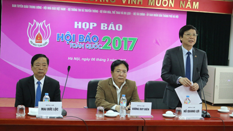 Nhiều hoạt động phong phú tại Hội báo toàn quốc 2017