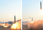 Xem Triều Tiên diễn tập phóng tên lửa đạn đạo