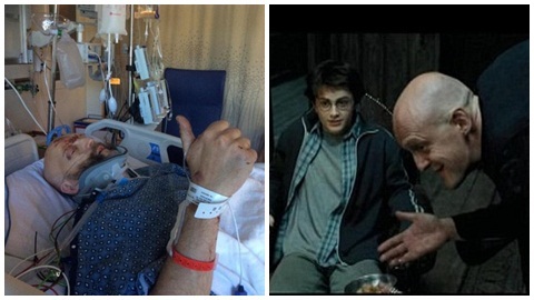 Diễn viên Harry Potter bị gãy cổ, thủng phổi sau tai nạn ô tô kinh hoàng