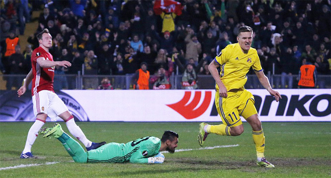 Video bàn thắng Rostov 1-1 MU