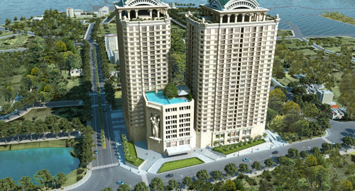 Tân Hoàng Minh cất nóc dự án ‘khủng’ bên hồ Tây