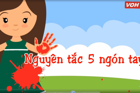 Quy tắc 5 ngón tay dạy trẻ tự bảo vệ mình