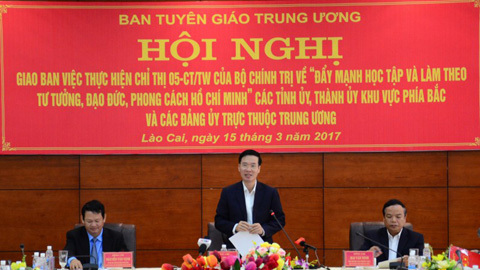 Ông Võ Văn Thưởng: Phát huy vai trò gương mẫu của người đứng đầu