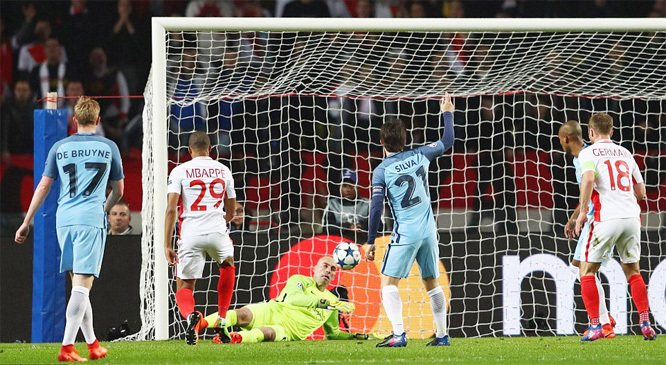 Rượt đuổi nghẹt thở, Monaco đá bay Man City khỏi cúp C1