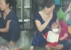 Hai bảo mẫu ở Sài Gòn hành xử thô bạo khi cho trẻ ăn