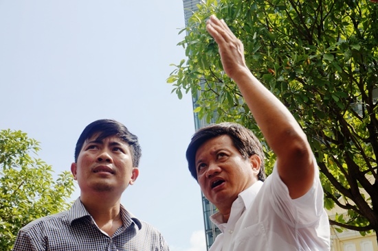 Ông Đoàn Ngọc Hải: 'Lấn một tấc phố Nguyễn Huệ cũng phải đập'