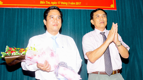 Điều động, bổ nhiệm nhân sự chủ chốt tỉnh Bến Tre