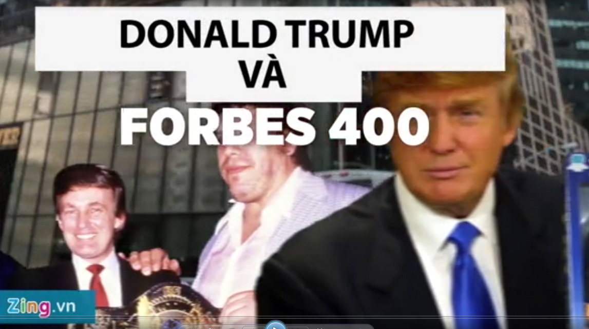 Forbes: Tổng thống Donald Trump mất 1 tỷ USD, tụt 220 bậc sau 1 năm