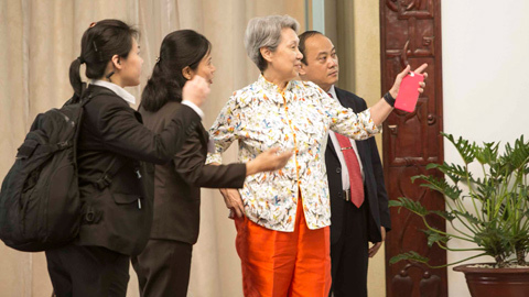 Phu nhân Thủ tướng Lý Hiển Long giản dị ở TP.HCM