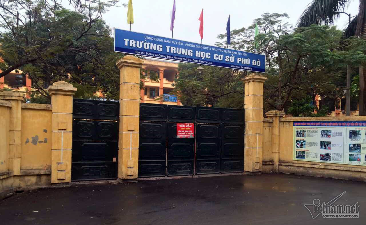 Giáng chức Hiệu trưởng Trường THCS Phú Đô sau sai phạm