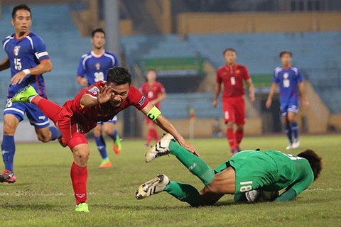 Việt Nam 0-0 Đài Bắc Trung Hoa phút 84