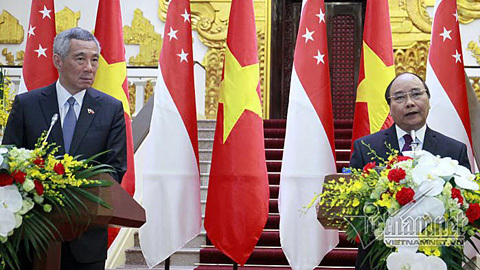 Thủ tướng Singapore: Tự do đi lại ở Biển Đông phải được đảm bảo