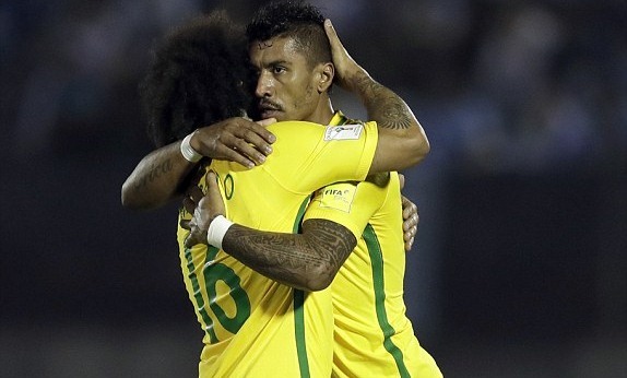 Uruguay 1-2 Brazil Paulinho ghi bàn phút 52