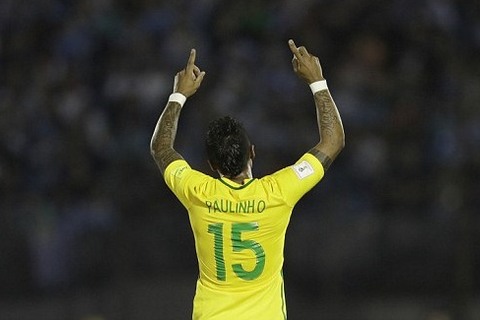 Uruguay 1-3 Brazil Paulinho ghi bàn phút 90+2