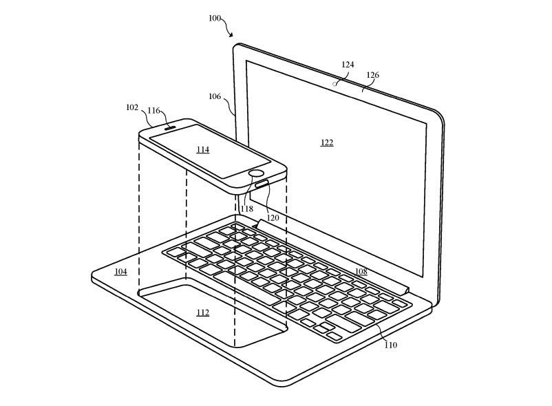 Apple sáng chế thiết bị biến iPhone, iPad thành... MacBook?