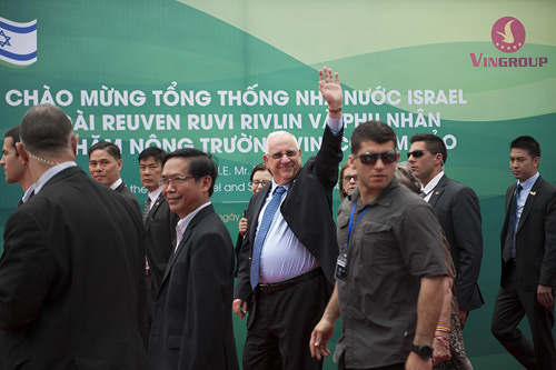 Tổng thống Israel và Phu nhân thăm nông trường VinEco Tam Đảo