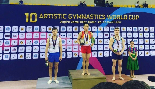 Lê Thanh Tùng giành HCV ở Cúp TDDC thế giới 2017