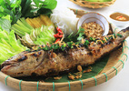Ngon ngọt canh rau sắng cá tràu tiến vua ở Ninh Bình