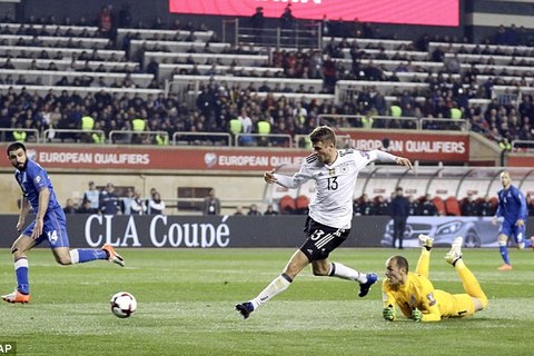 Video bàn thắng Azerbaijan 1-4 Đức