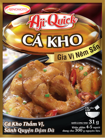 Món kho ngon với gia vị nêm sẵn Aji