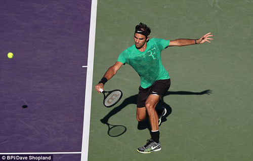 Đả bại Del Potro, Federer vào vòng 4 Miami Open