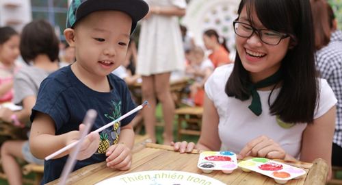 Ngộ nghĩnh thiên nhiên trong mắt trẻ