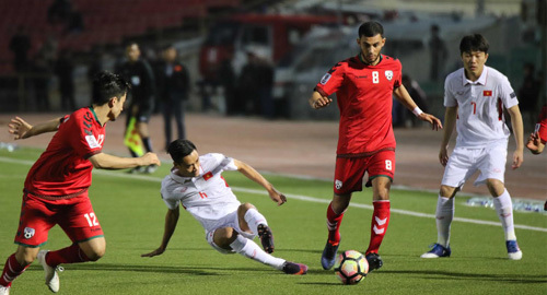 Video bàn thắng Afghanistan 1-1 Việt Nam