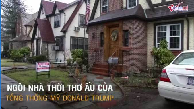 Khám phá ngôi nhà tuổi thơ của ông Trump