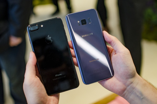 Galaxy S8/S8 Plus so găng với iPhone 7/7 Plus