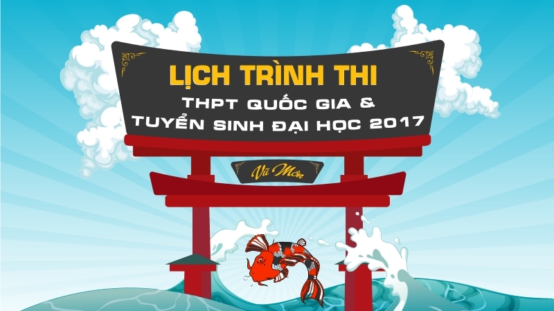 Hôm nay bắt đầu 20 ngày quan trọng của thí sinh 2017