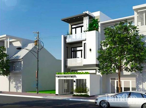 Tư vấn: Xây nhà mặt phố ba tầng 71,5m2 đẹp như biệt thự
