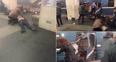 Hành khách trong vụ nổ tàu điện ngầm ở Nga giúp nhau ra khỏi tàu