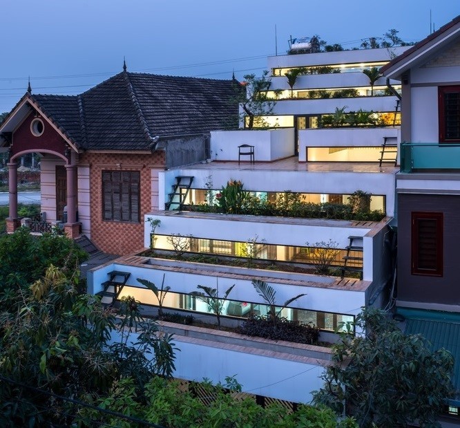 Nhà bậc thang có một không hai ở Hà Tĩnh