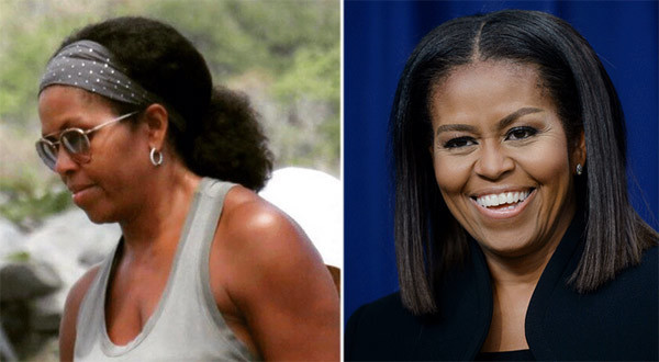 Mái tóc tự nhiên của bà Obama gây sốt mạng xã hội