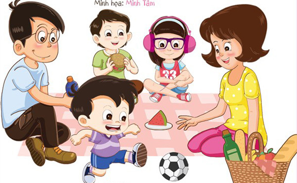 Đọc sách cho con theo 'tuần của bé'