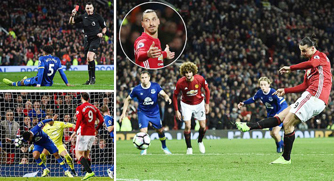 Ibrahimovic giải cứu MU phút bù giờ