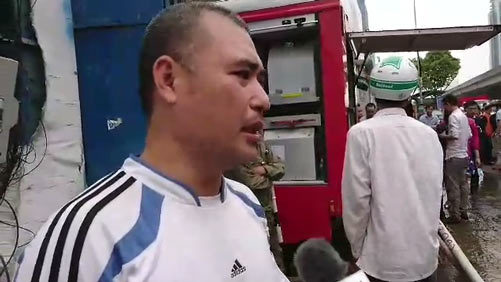 cháy gần Keangnam