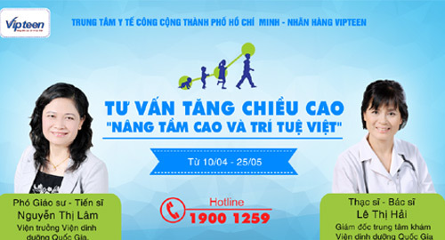 Khám, tư vấn tăng chiều cao cho trẻ TP.HCM