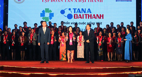 Tân Á Đại Thành nhận giải thưởng ‘Thương hiệu mạnh Việt Nam’