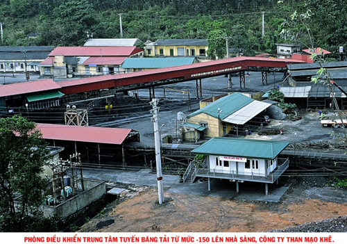 Than Mạo Khê hiện đại hóa hệ thống băng tải than